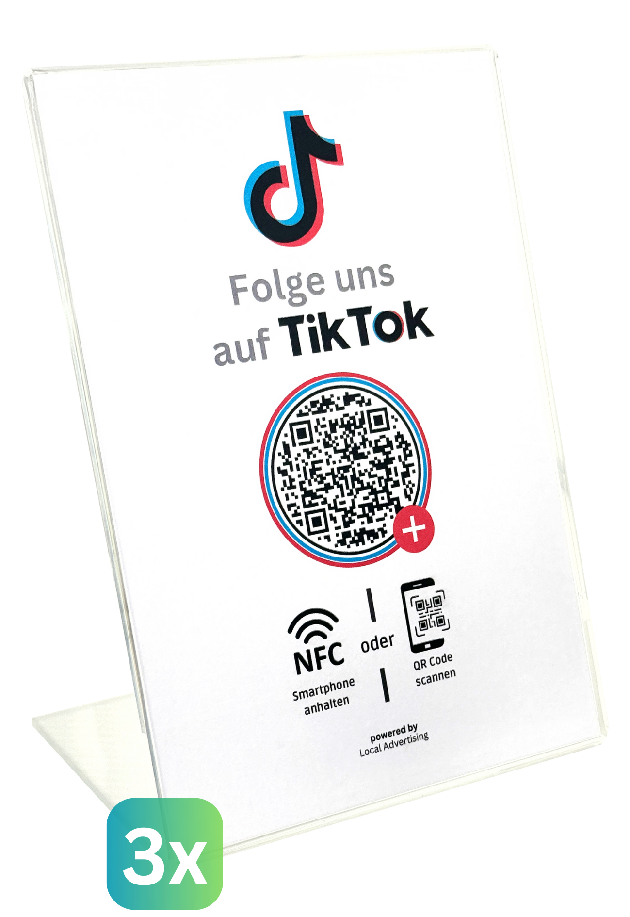 Weiß - Aufsteller für mehr Follower auf TikTok