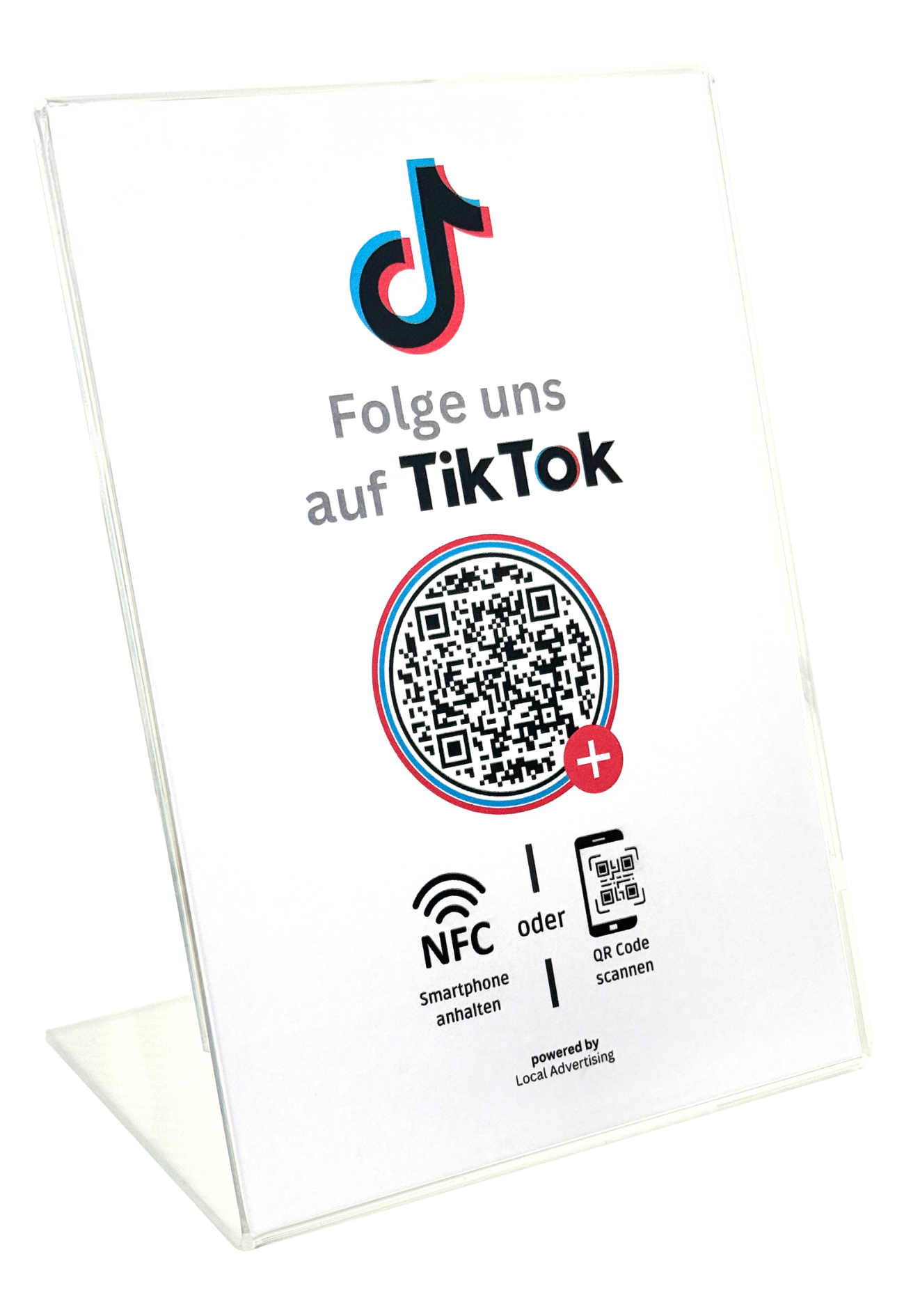 Weiß - Aufsteller für mehr Follower auf TikTok